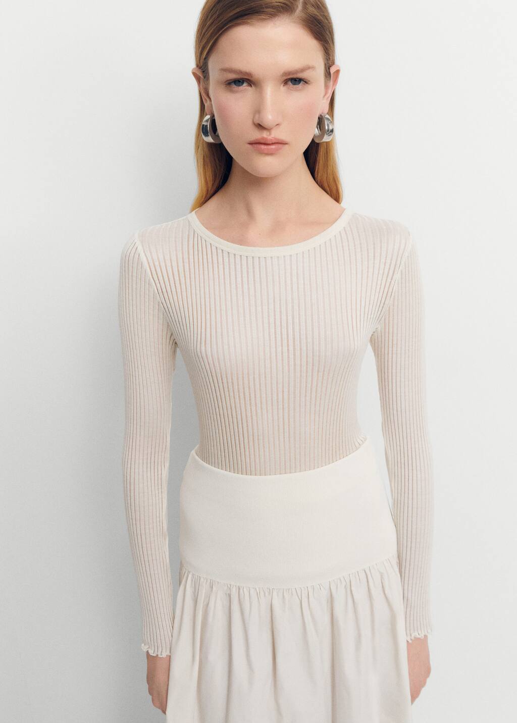 white silk t shirt women's