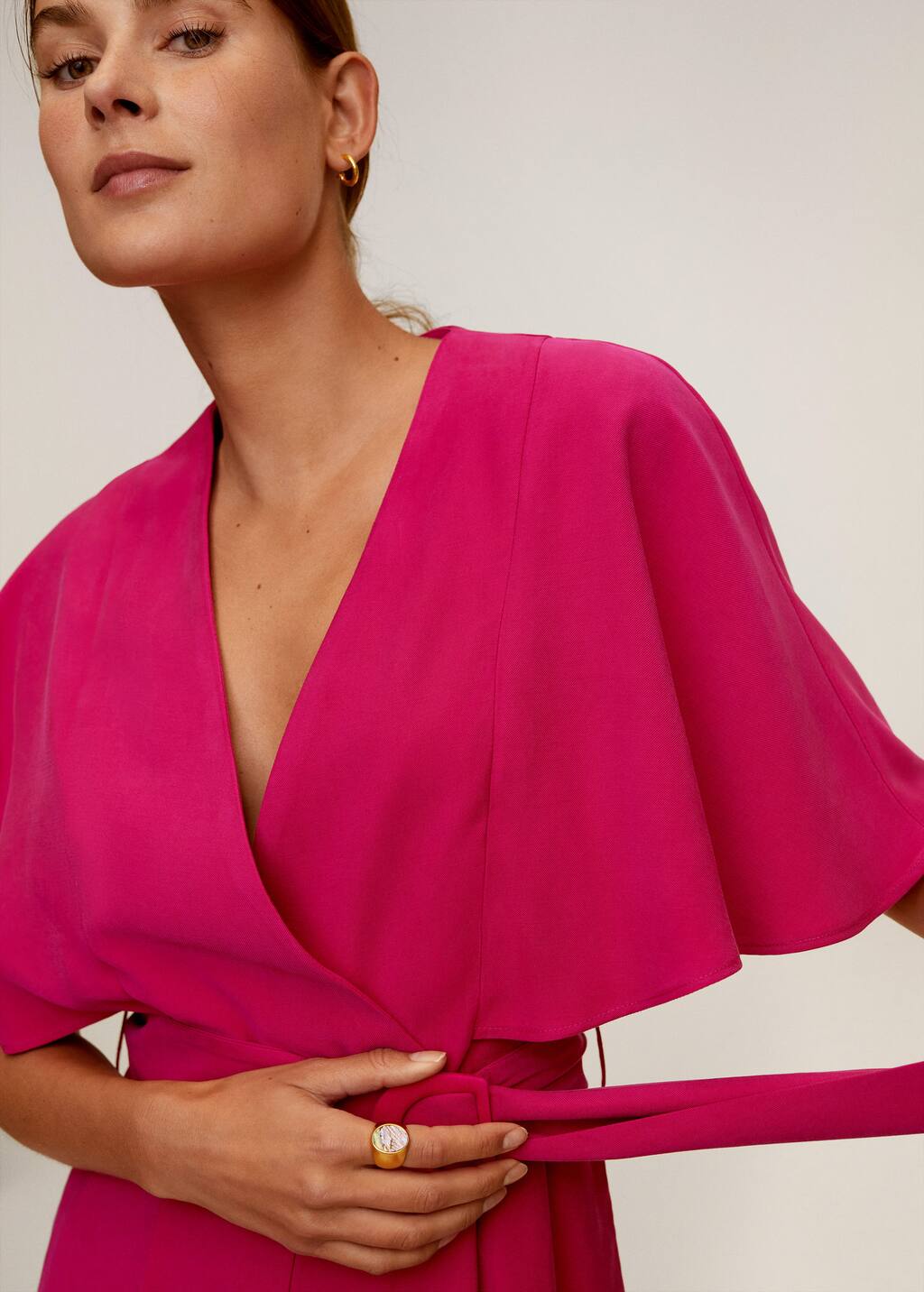 mango pink jumpsuit