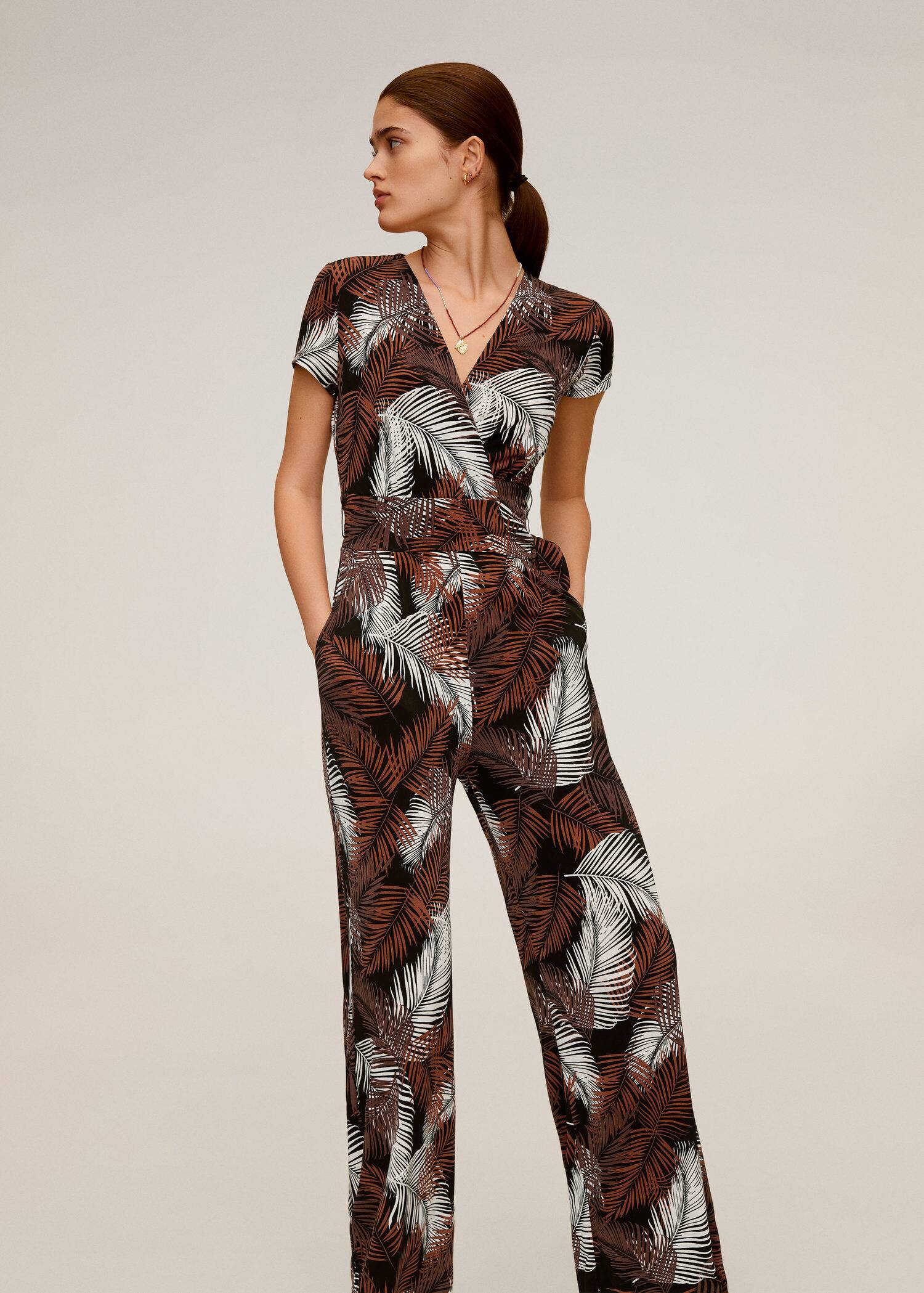 Combinaison En Imprime Tropical Femme Mango France