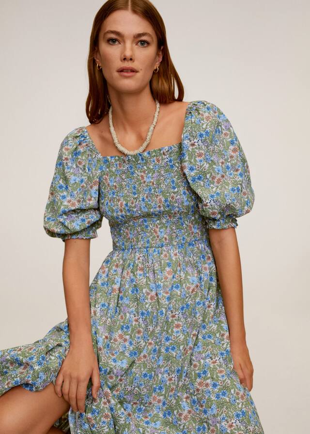 Printed long dress - Details of the article 3