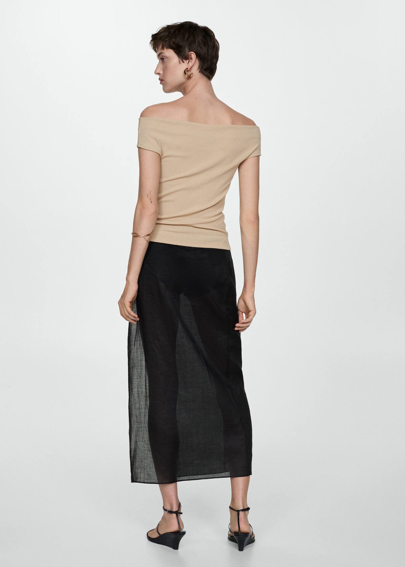 haut col benitier manche longue