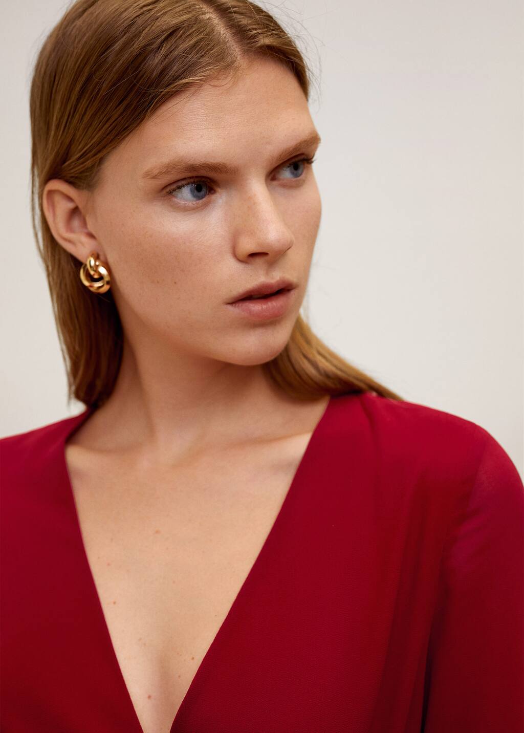 Mango Wrapped midi dress 67050060