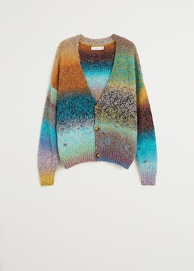 Multicolour knit cardigan - Article without model