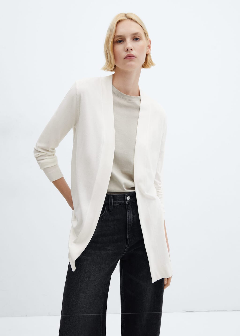 Mango Fine-knit cardigan. 28