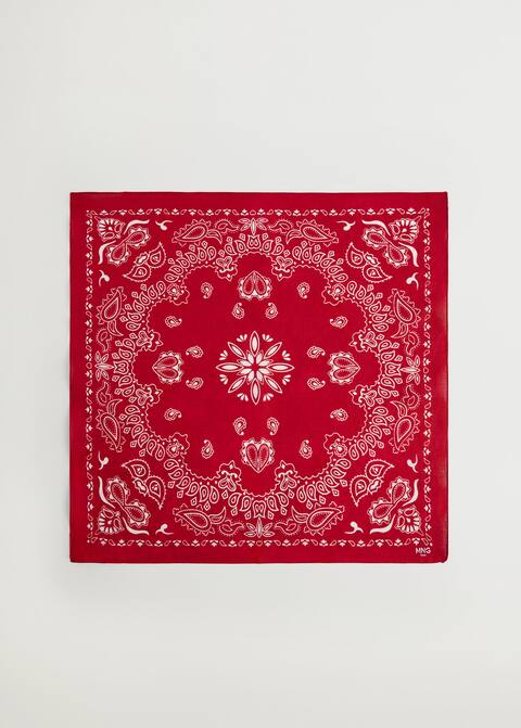 Paisley desenli bandana fular