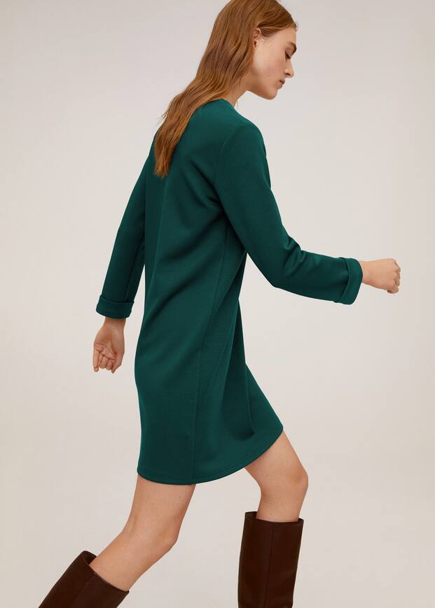 V-neckline dress - Details of the article 2