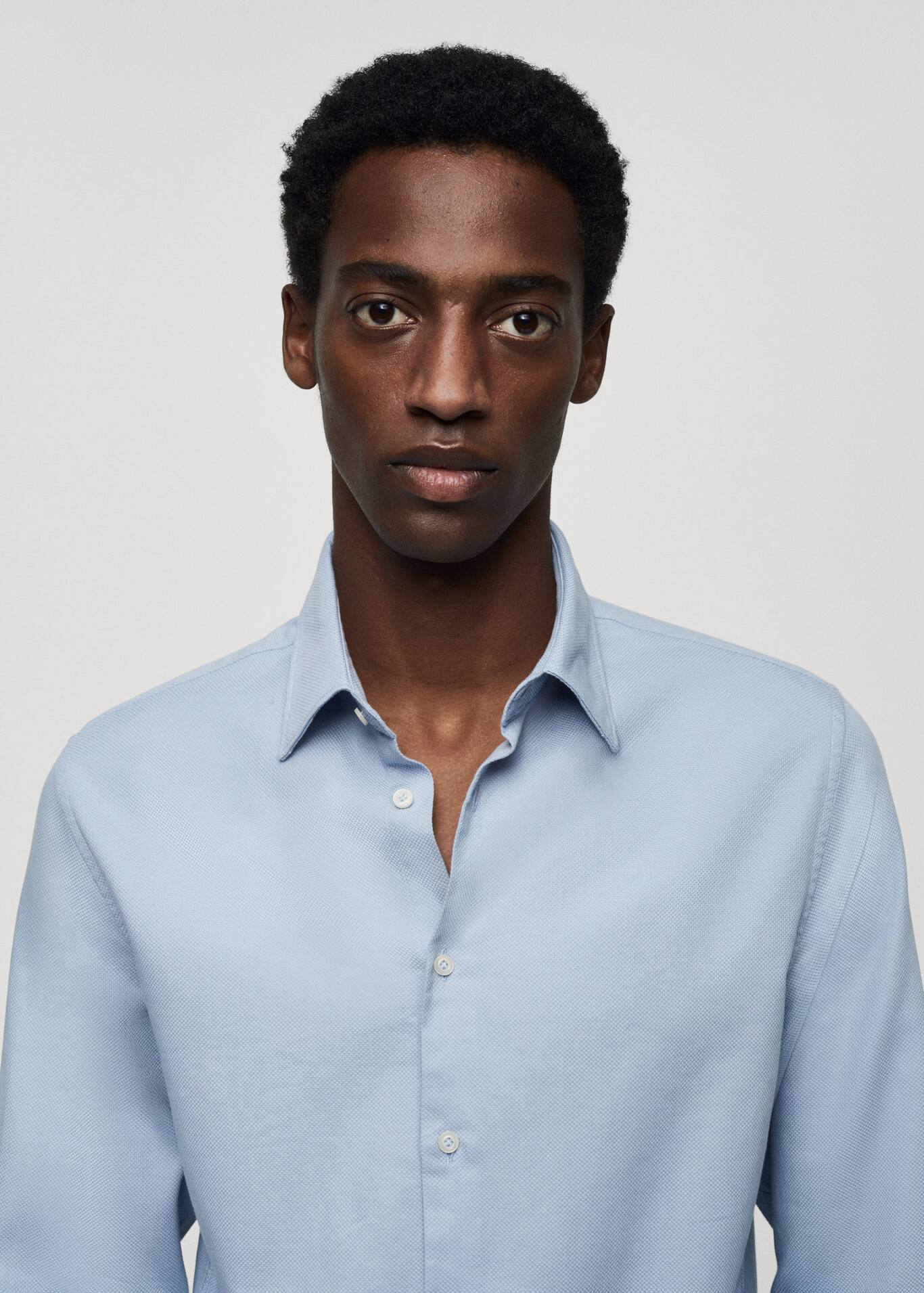 Slim fit Cotton Structured Shirt Men Mango Man USA slim-fit-cotton-structured-shirt-men-mango-man-usa