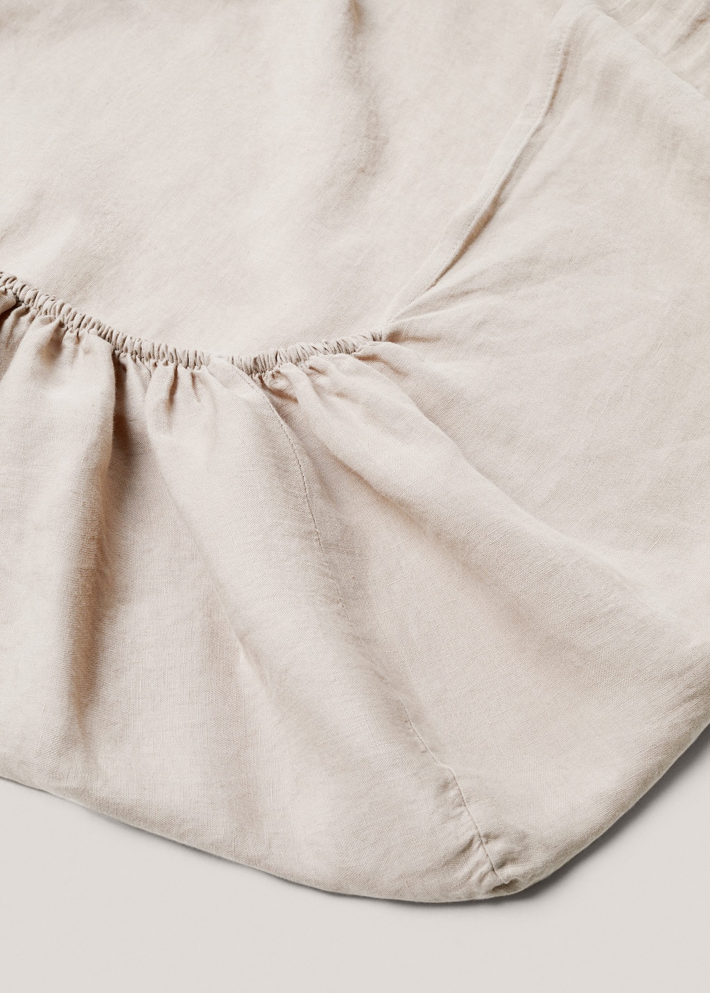 100% linen fitted sheet for king bed