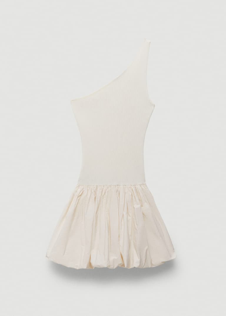 Short puffed hem dress - Article without model