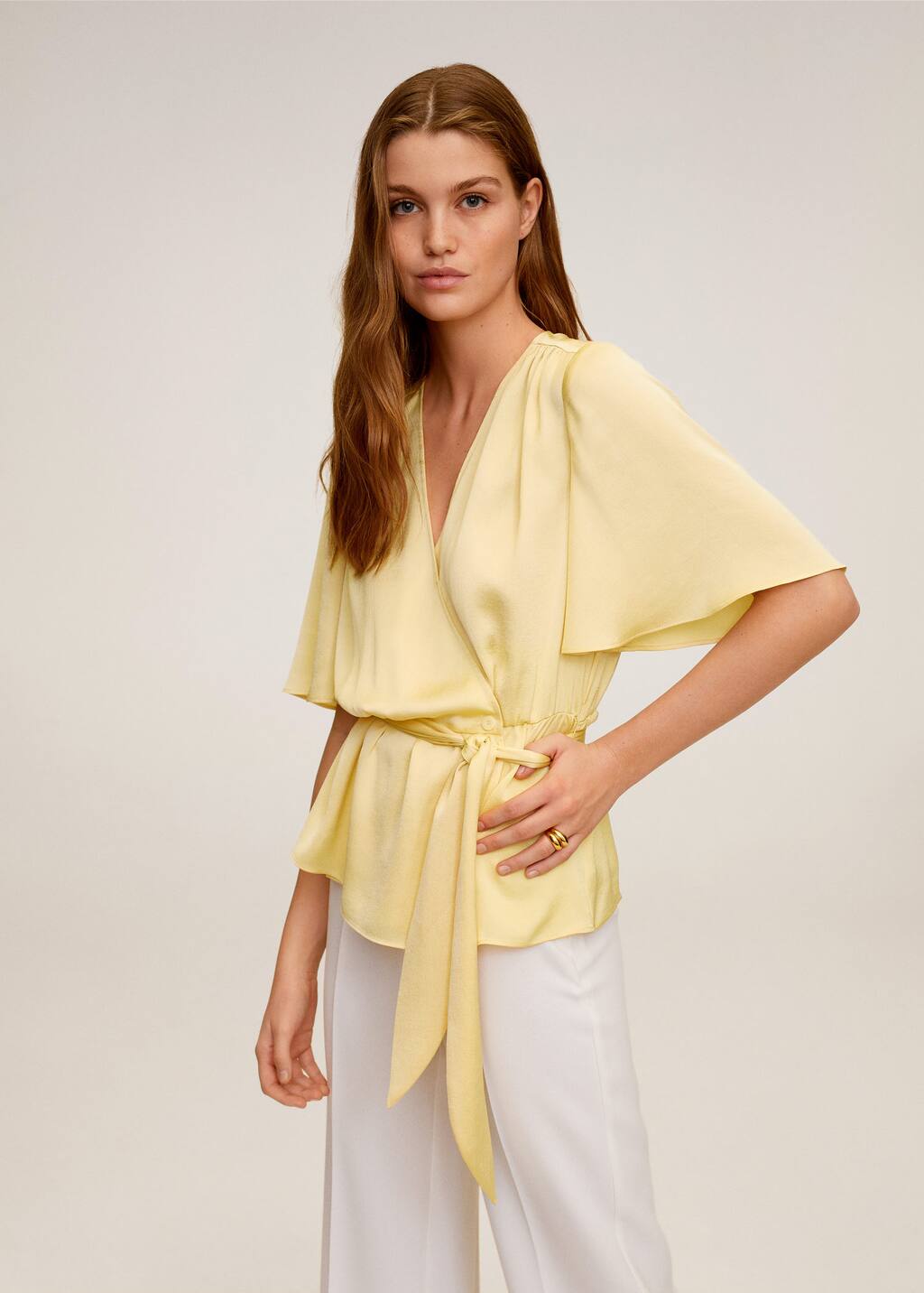 Satin Cache Coeur Mango Blouse Cache Coeur Mango 2025