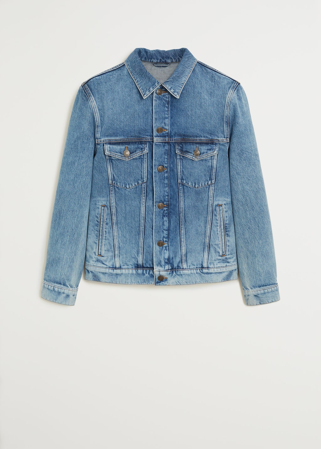 Light wash denim jacket Men | Mango Mango Girls Denim Jacket Light Blue