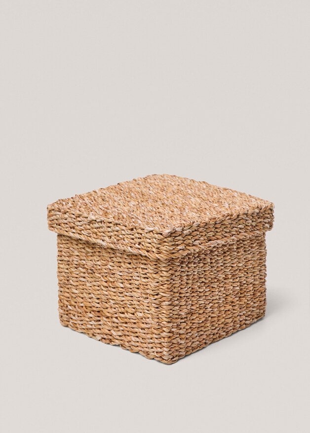 Square basket with lid 28x22cm Home Mango Home Croatia