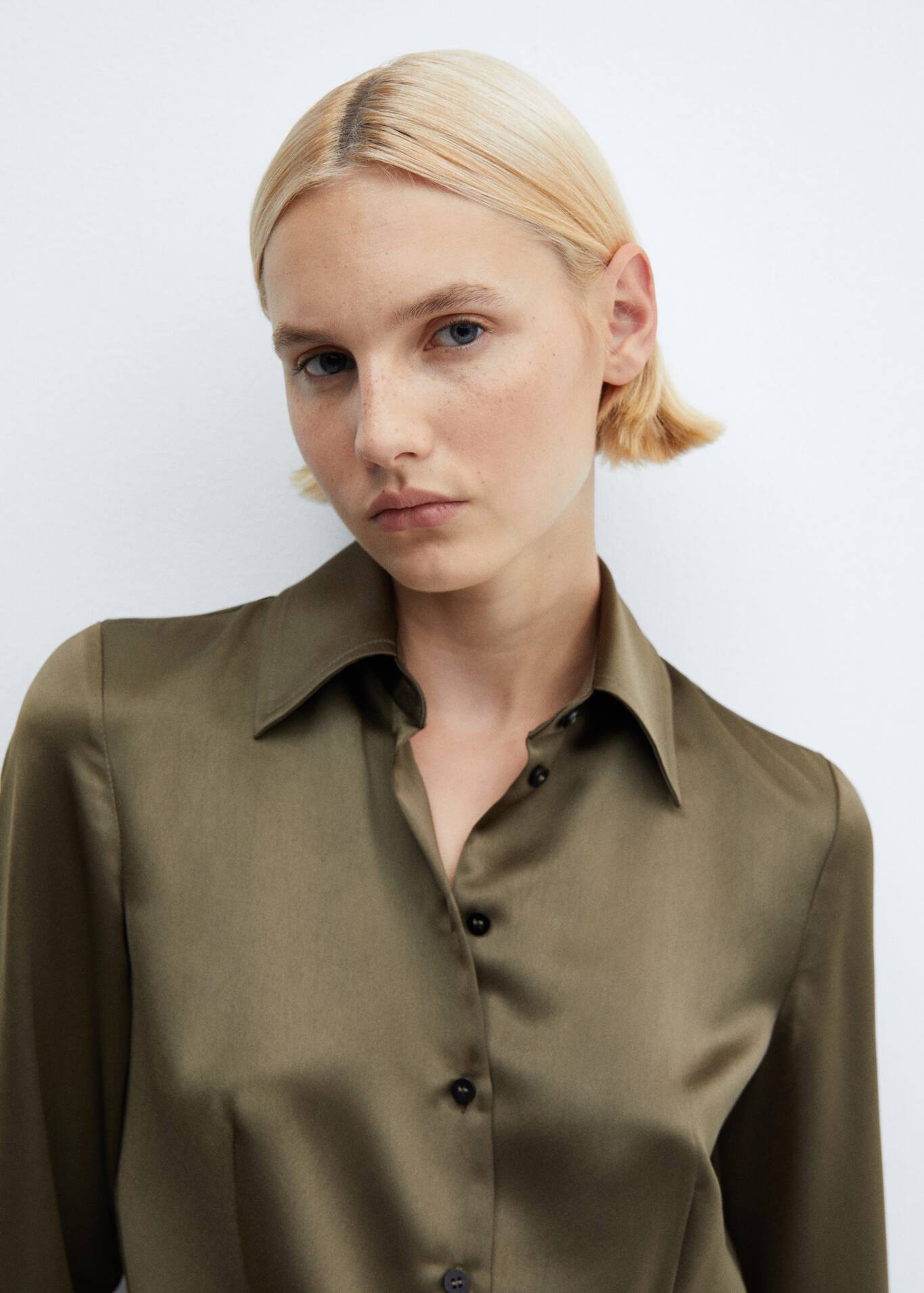 Satin cargo jumpsuit - Women | Mango United Kingdom