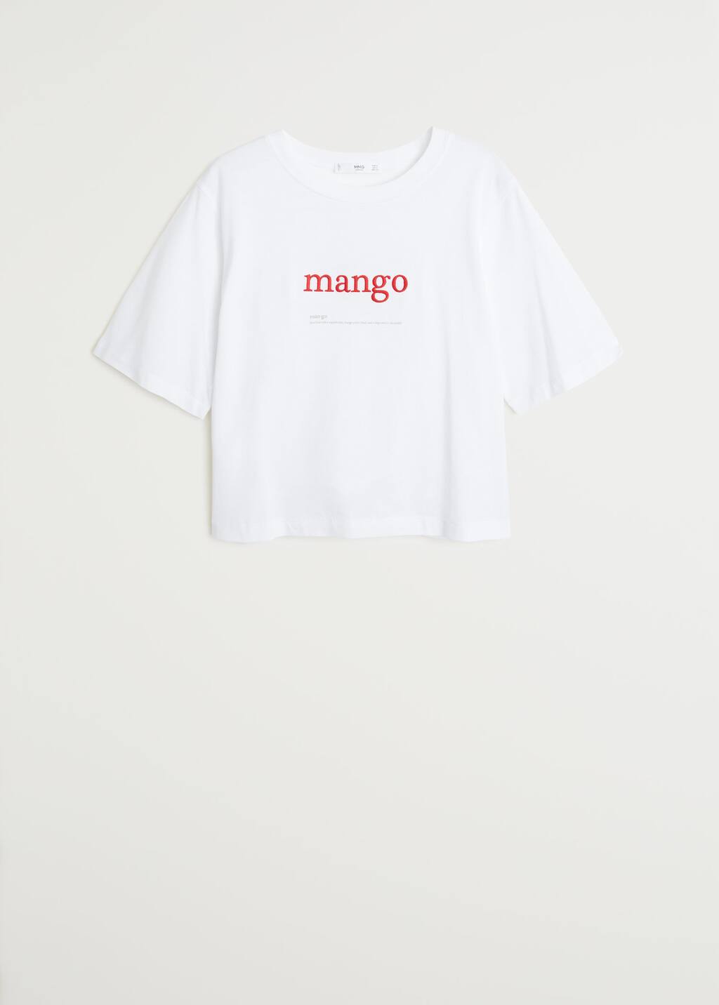 T skjorte med brodert logo Damer | Mango Norge Essential t skjorte Damer | Mango Norge