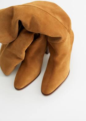 bottes mango camel