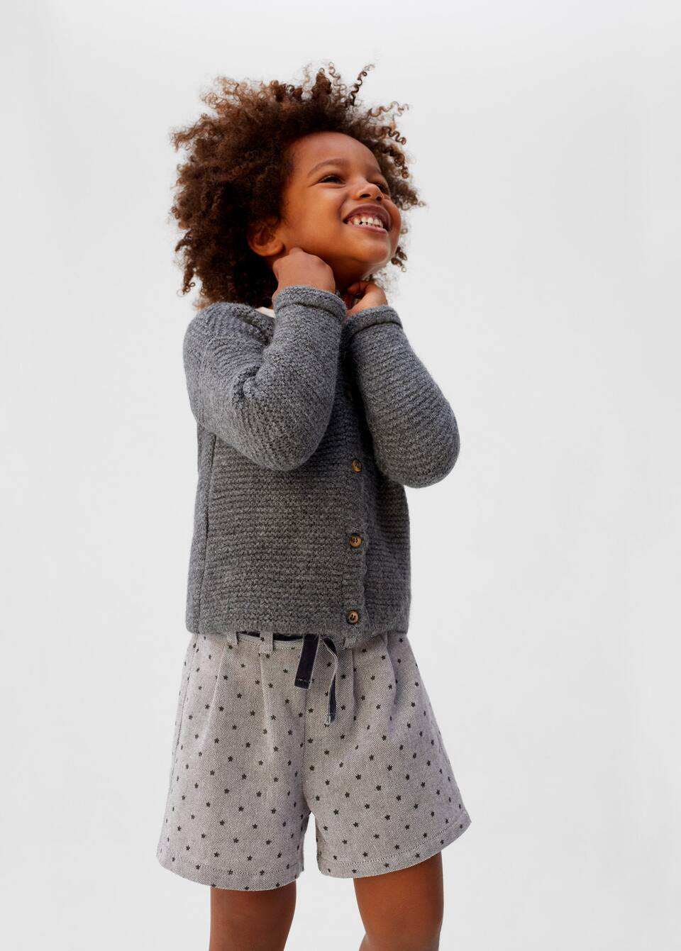 Stars Flecked Shorts Baby Girls Mango Kids United Kingdom