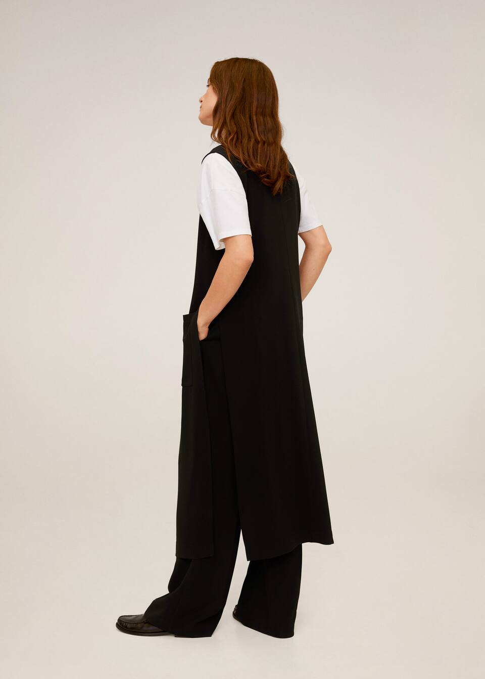 Long Gilet Woman Mango Singapore