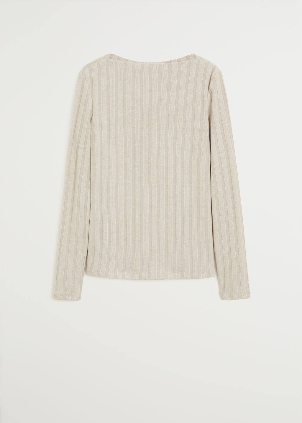boat neck ribbed sweater