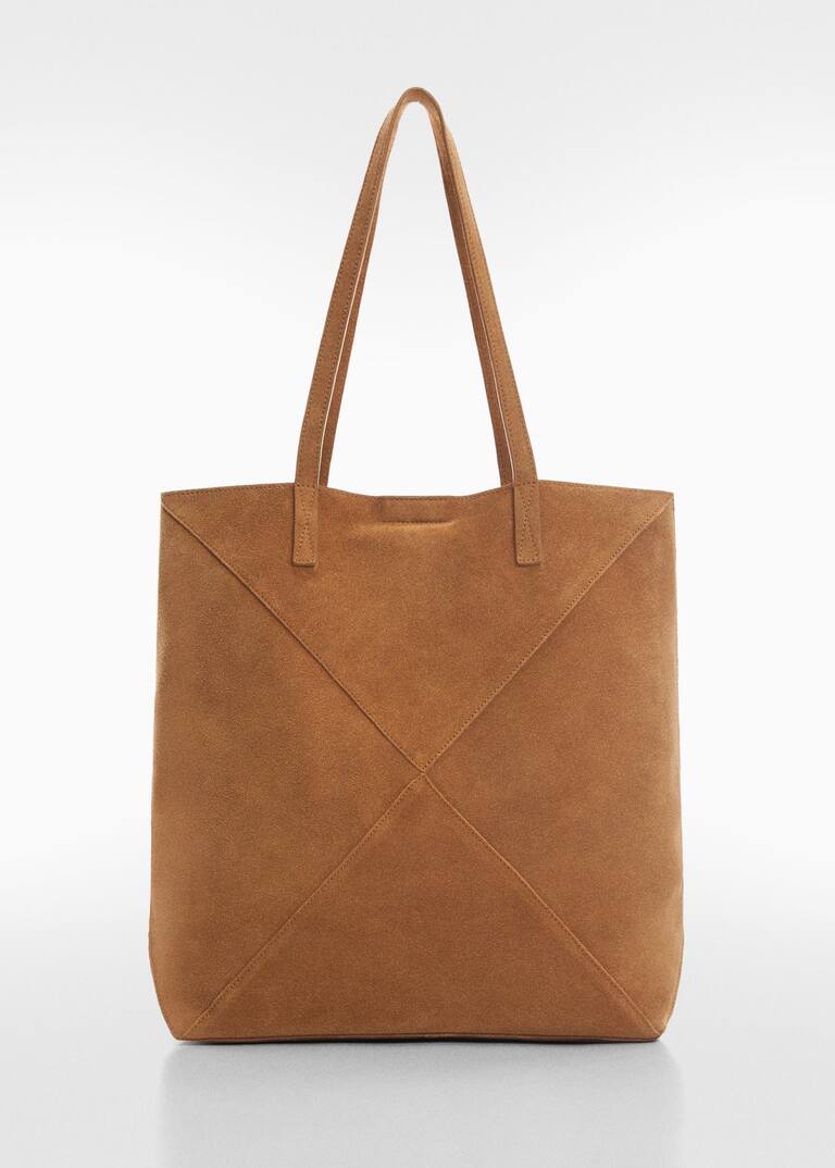 Mango leather shopper Clearance