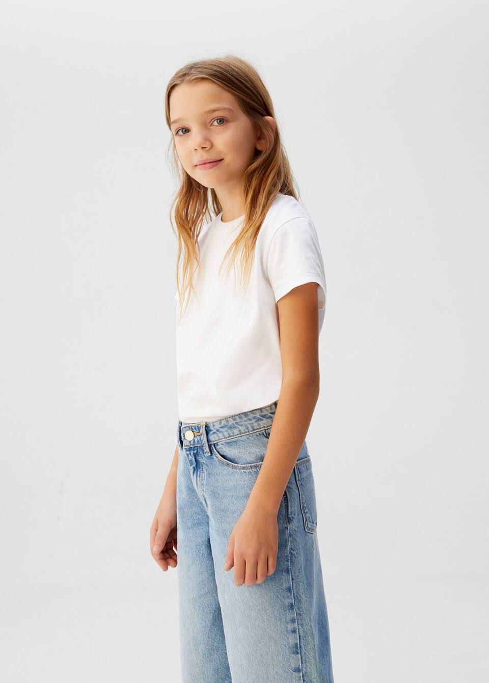 Culotte Jeans Girls Mango Kids Iceland