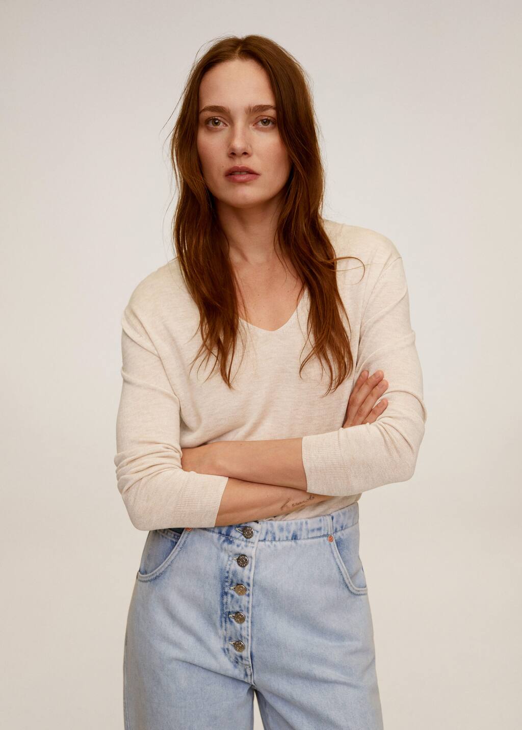 Fine knit sweater Woman | Mango Kosovo Fine knit sweater Woman | Mango Kosovo