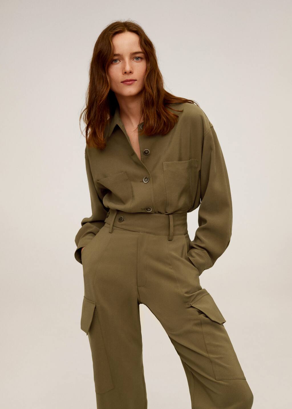 Mango khaki shirt Clearance