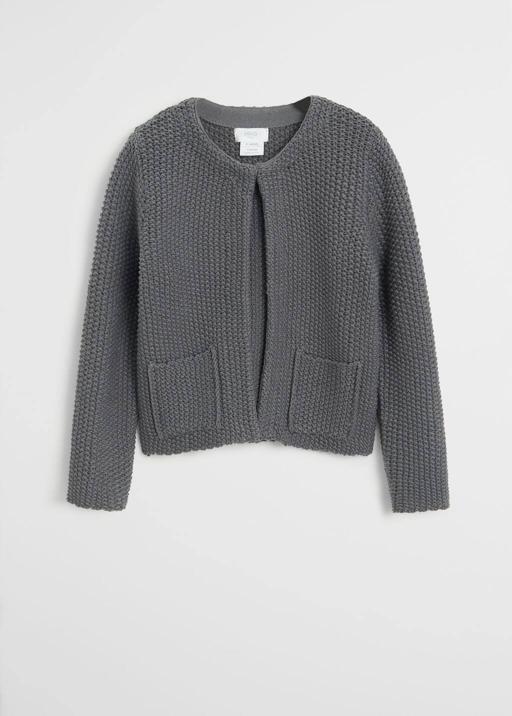pocket knit cardigan mango