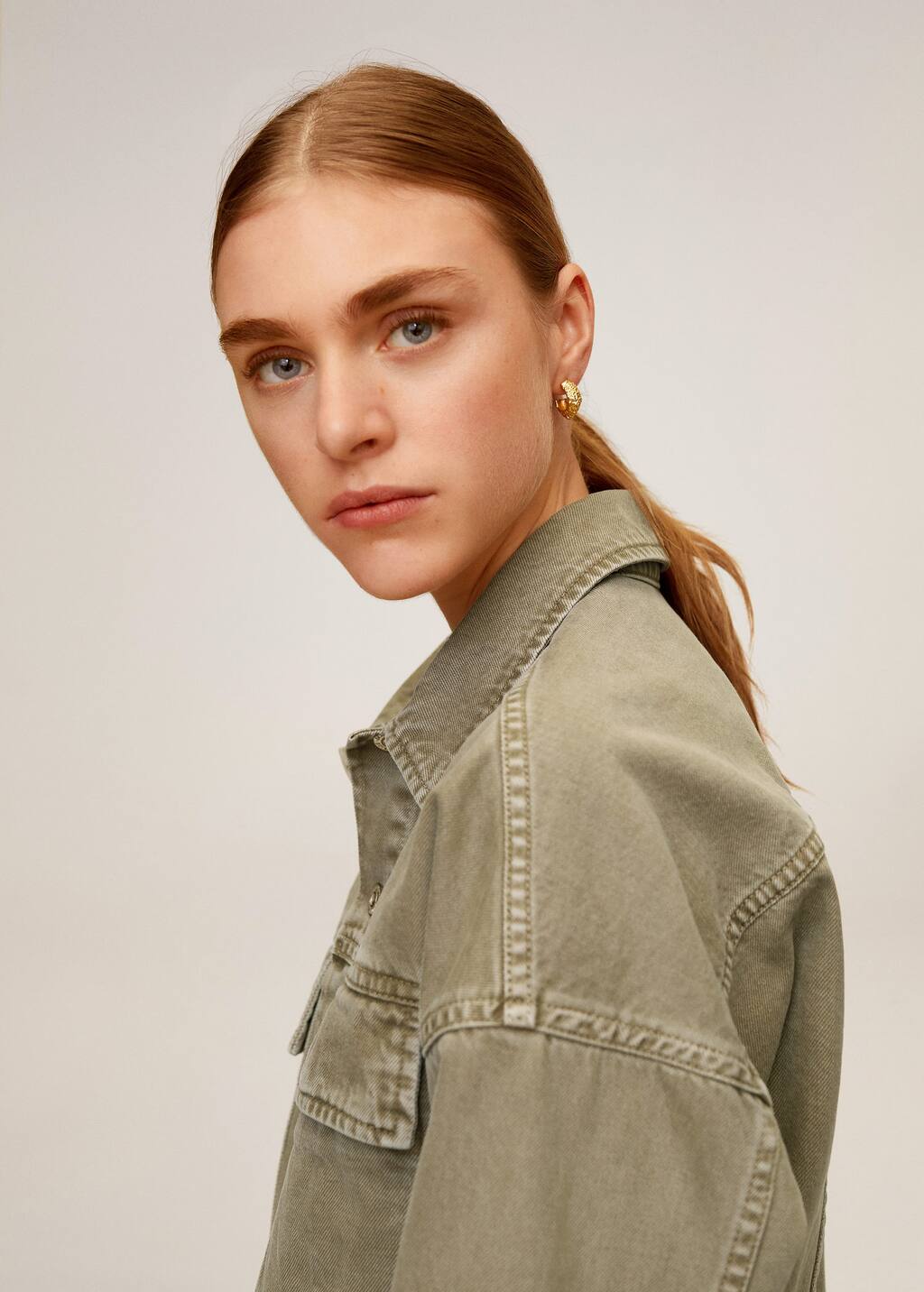 Mango Renkli kot ceket 67066716