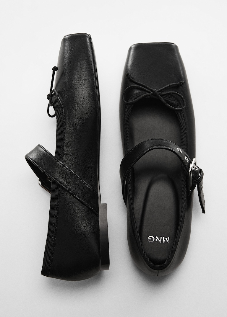 Square toe ballerina with buckle - Details of the article 5