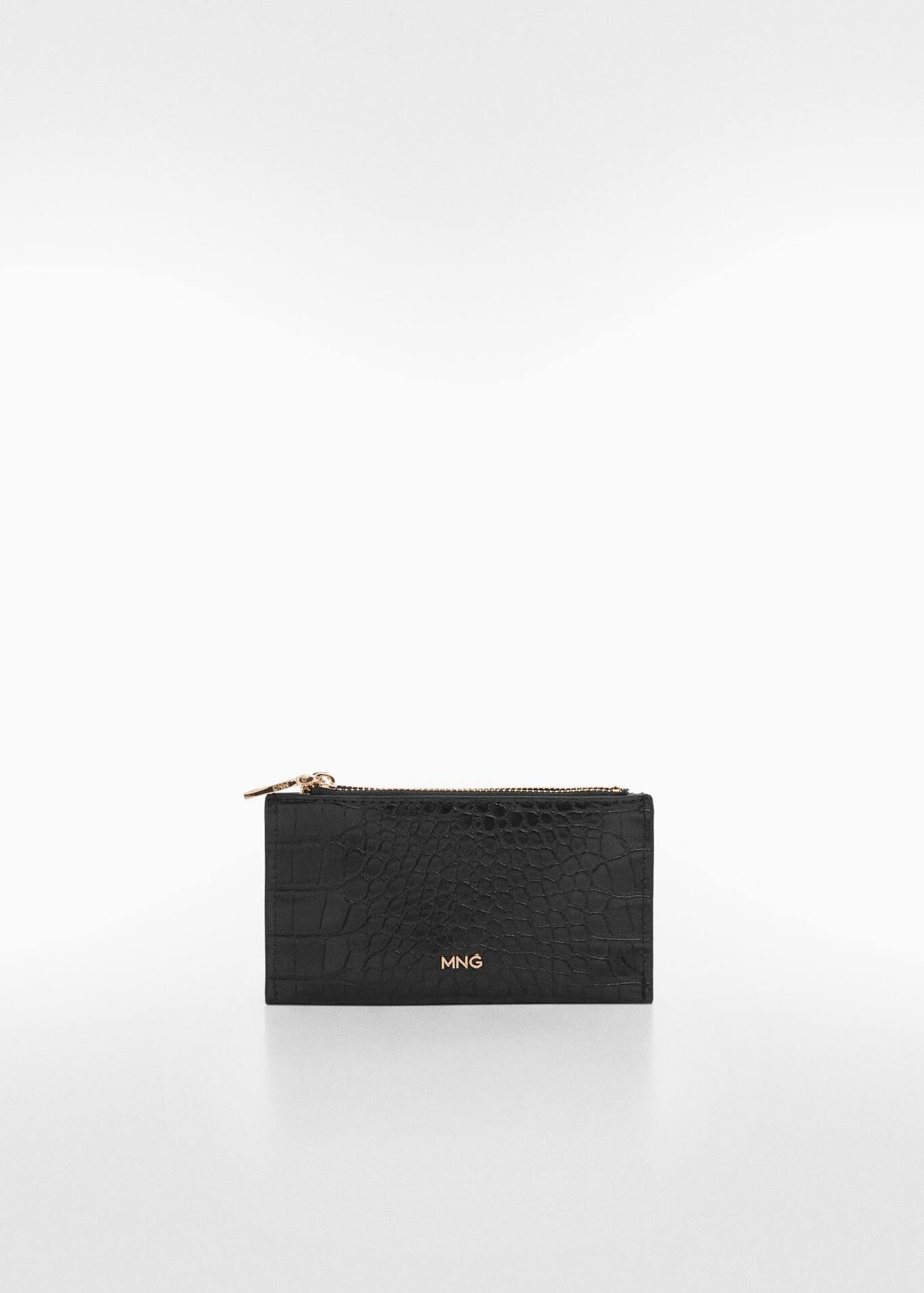 Animal print effect card holder - Women | Mango USA