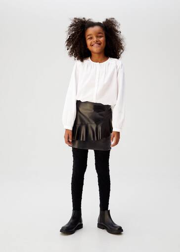 Parlak Aplikeli Bluz Kiz Cocuk Mango Kids Turkiye