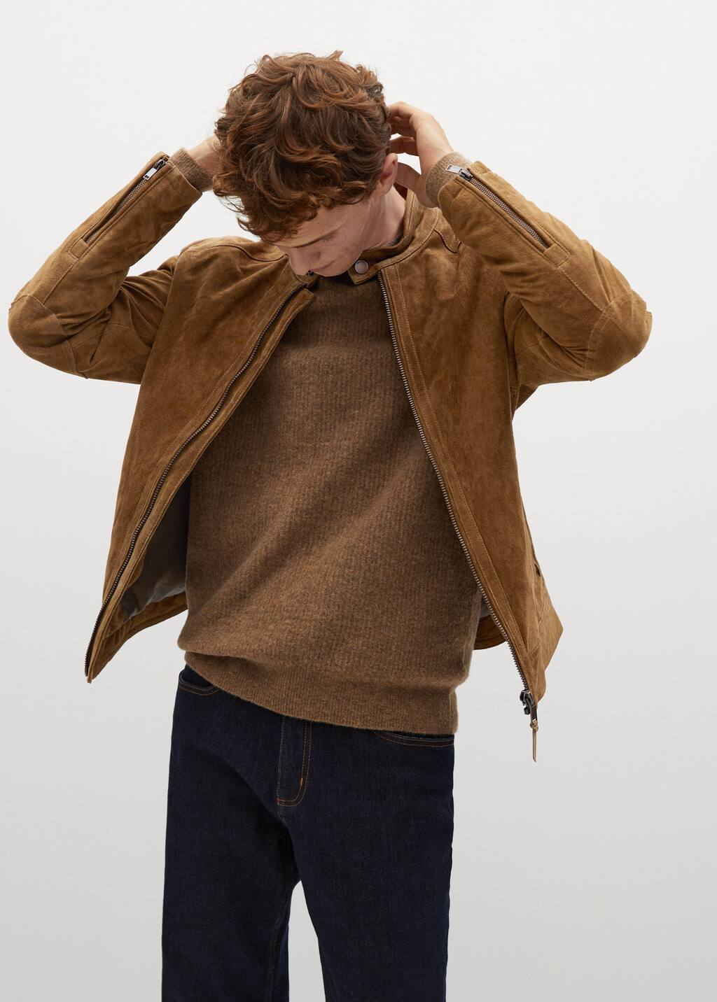 Mango Elbowpatch suede jacket 67070518CG