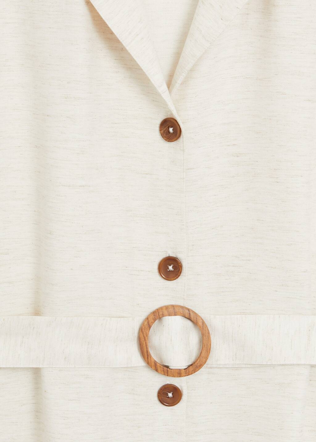 mango button dress