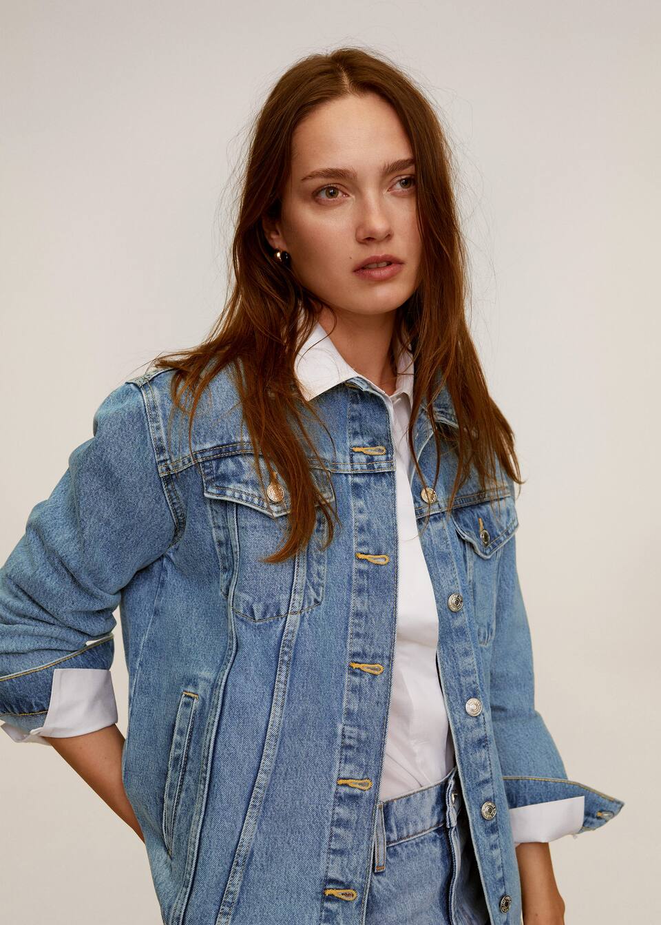 Genis Kesim Kot Ceket Kadin Mango Turkiye