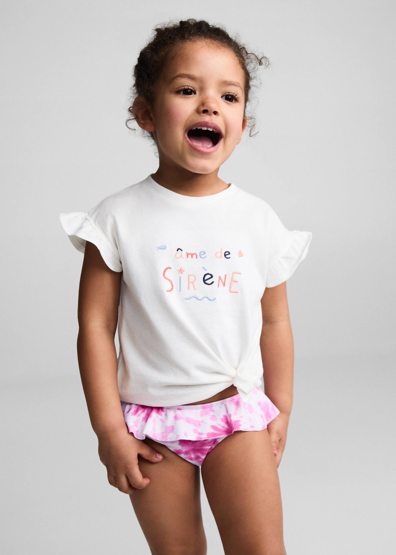 Printed bikini bottom - Woman | Mango Malaysia