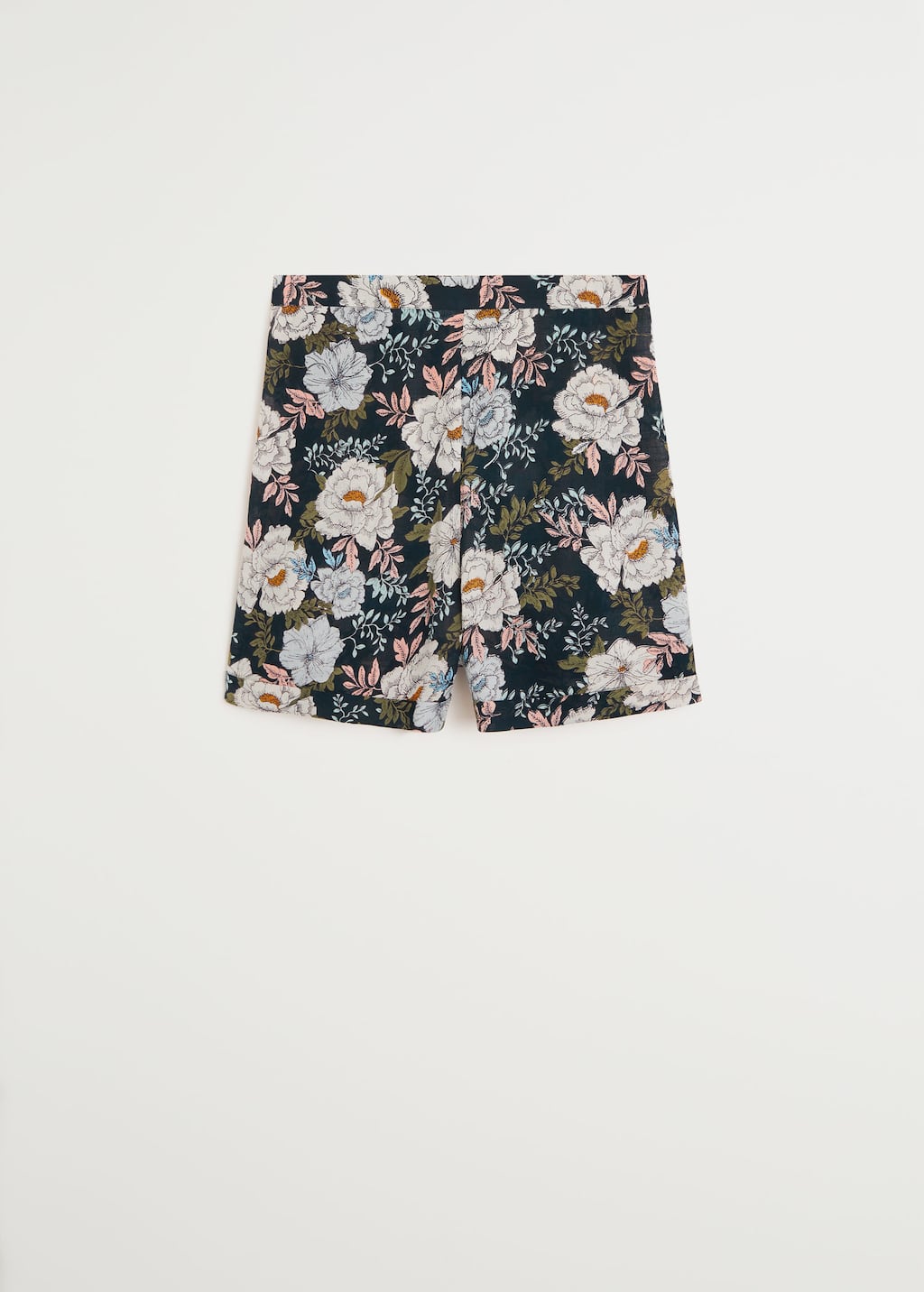 floral flowy shorts