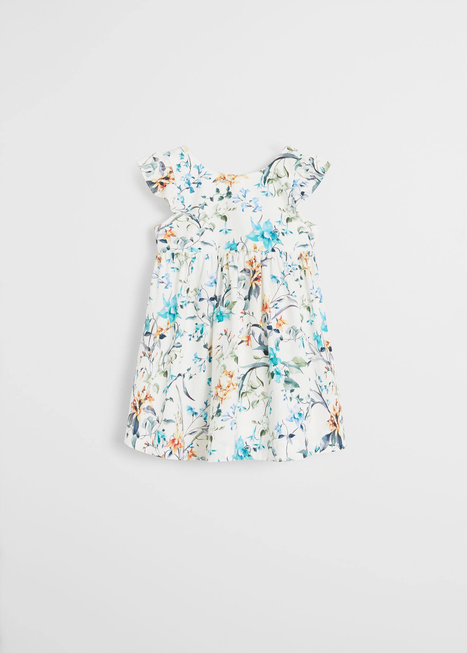 Kleid Mit Blumendruck Madchen Mango Kids Deutschland