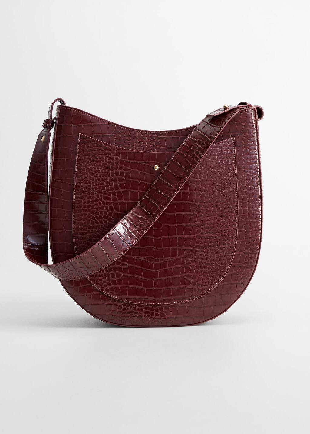 sac mango effet croco