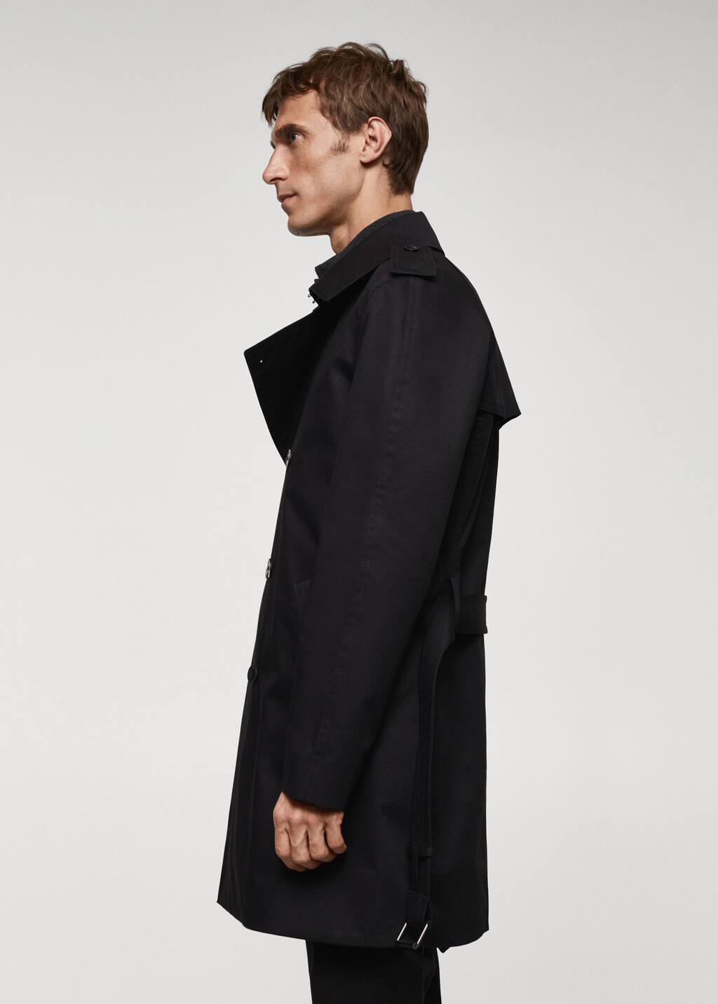 Classic water-repellent trench coat