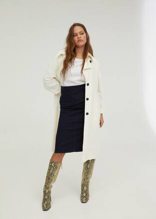 Юбка-карандаш из денима - Деталь изделия 6