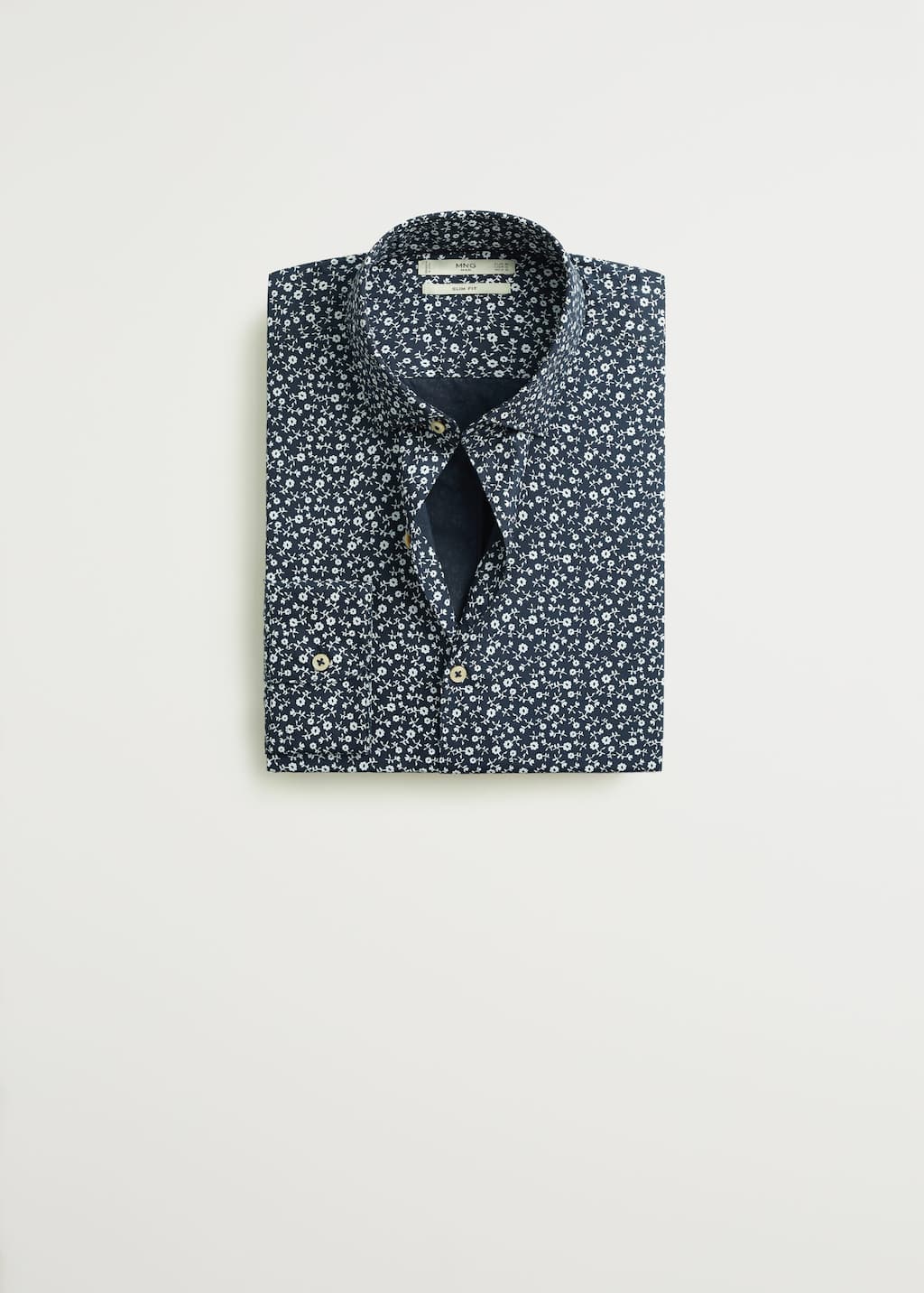 Skjorte slim fit med blomster trykk Menn | Mango Man Norge Skjorte slim fit med blomster trykk Menn | Mango Man Norge