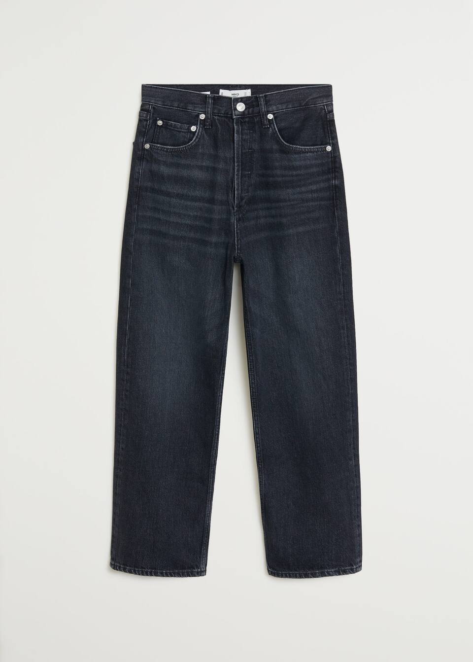 Straight High Waist Jeans Woman Mango The Philippines