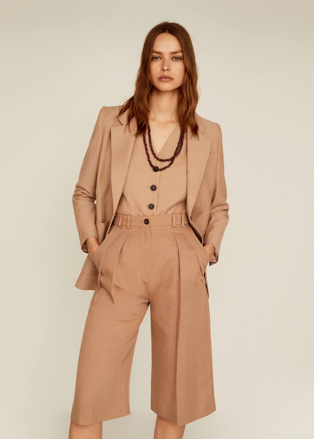 pleated bermuda shorts womens