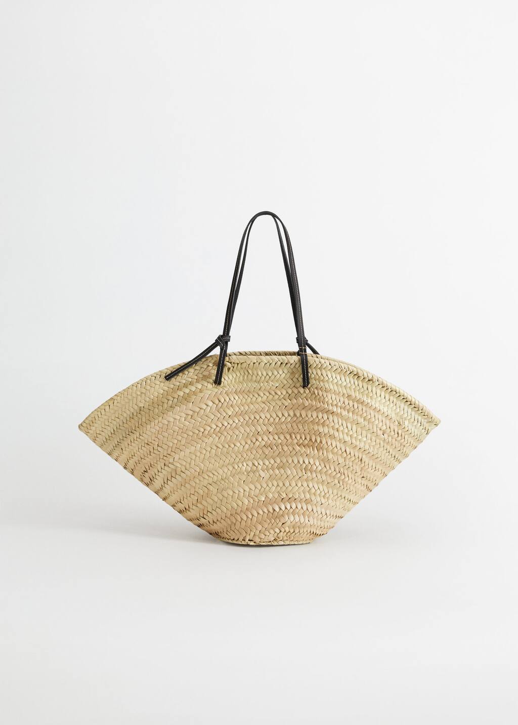 mango double strap basket bag