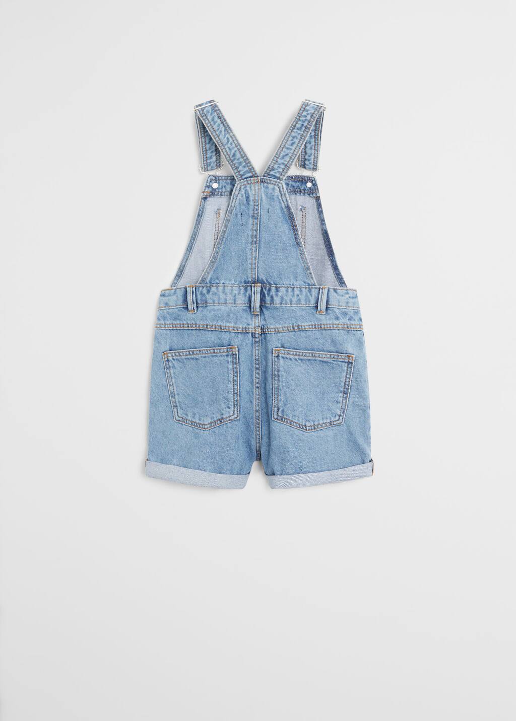 grey denim dungarees