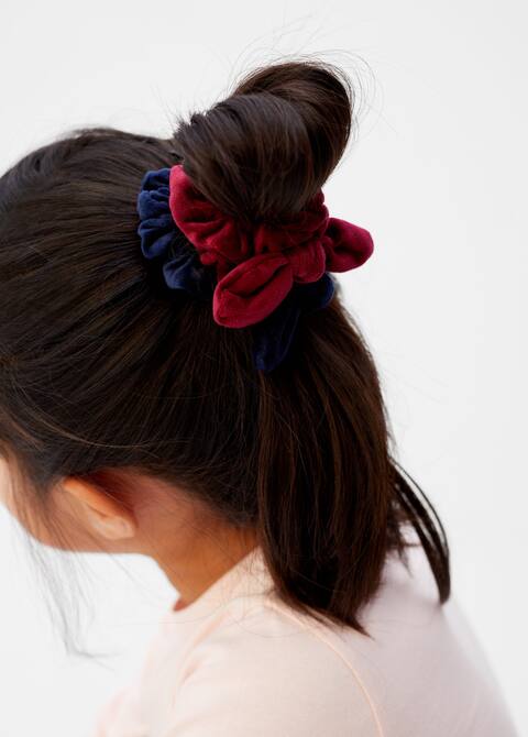 Velvet bow hair tie 2 pack