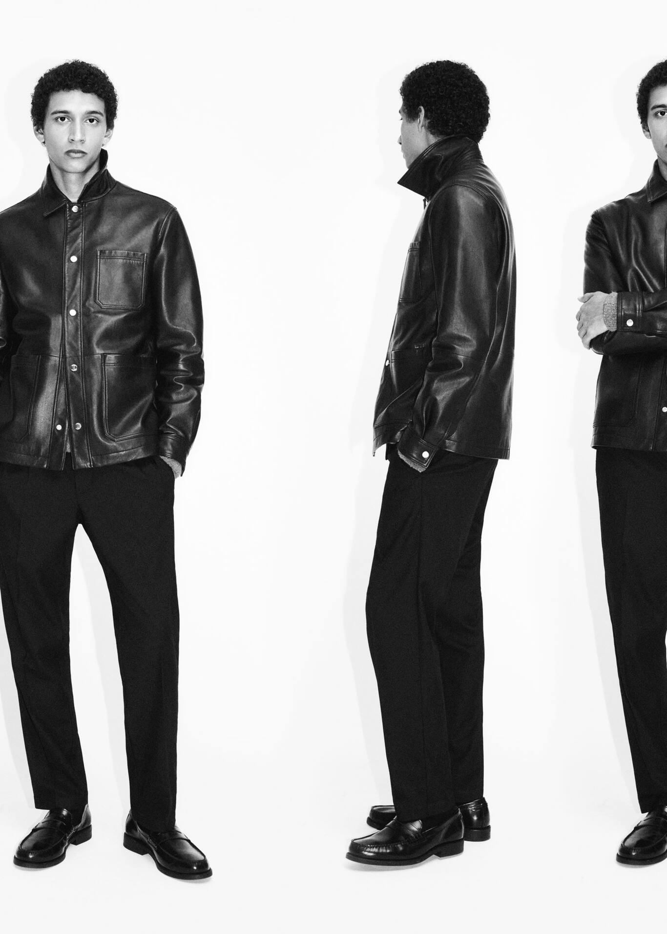 100% nappa leather jacket - Men | Mango Man United Kingdom