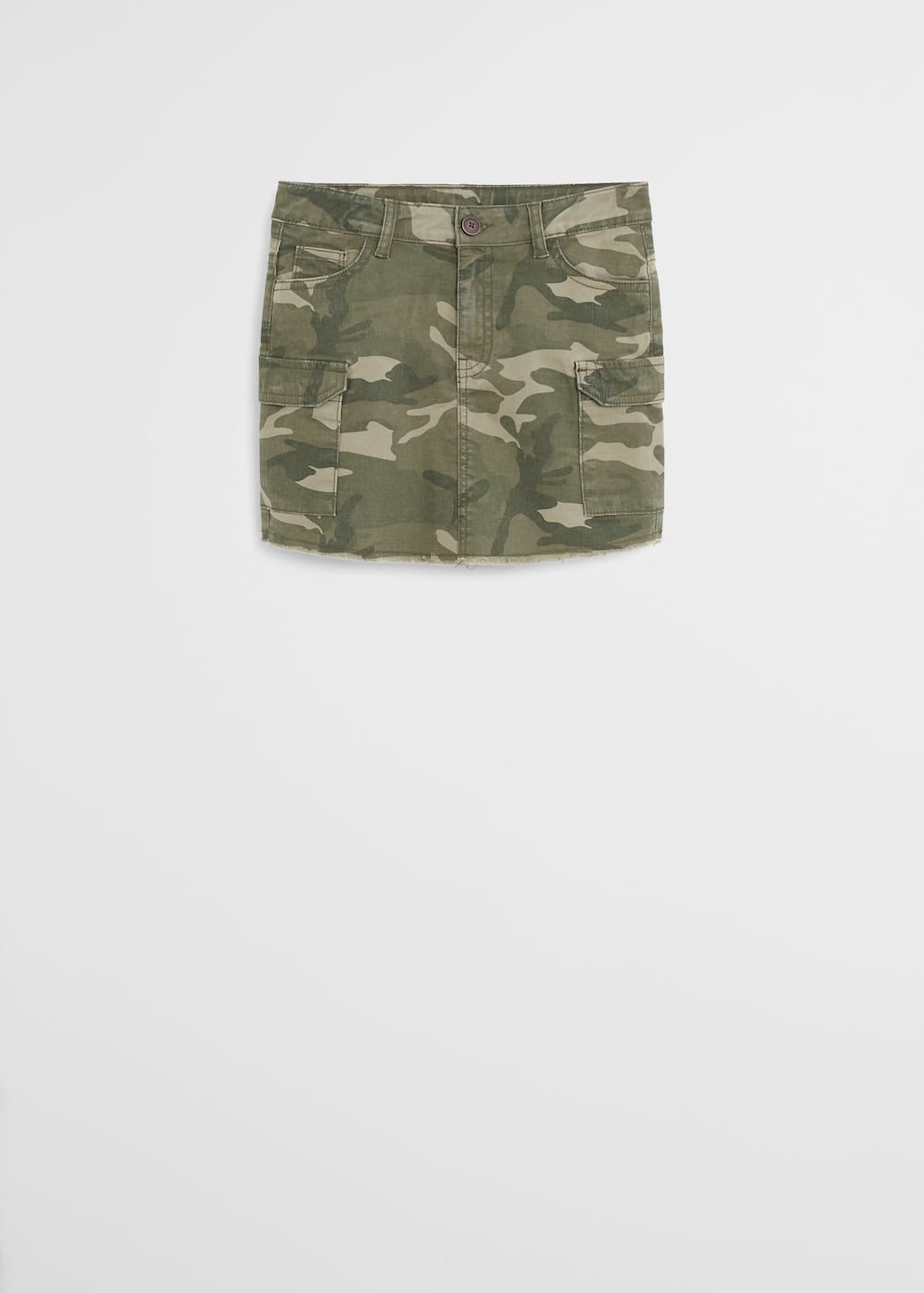 Mango Cargo camoprint mini skirt 67092005
