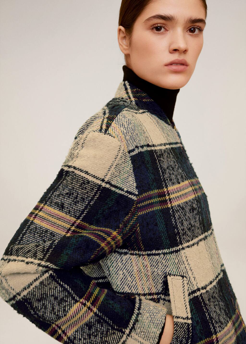 Bomber carreaux femme Clearance