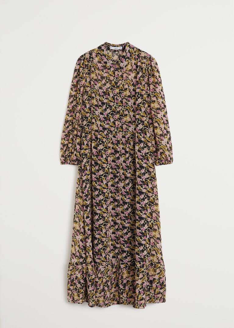 Floral print long dress - Article without model